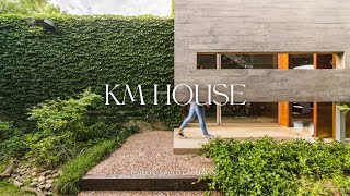 Concrete House Design With Open Spaces Blending Indoor Outdoor Living