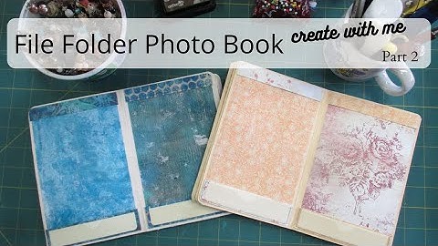 File Folder Photo Book, a tutorial, Part 2