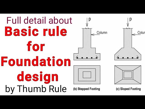 rule thumb foundation