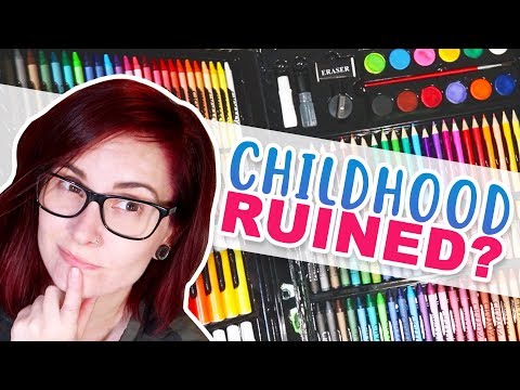 I Tried Using a CHILDREN'S Art Set - and FAILED.. 