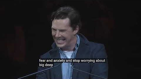 Benedict Cumberbatch Just do speech