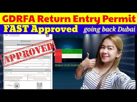 Paano mag apply ng GDRFA Return Permit | Easy step fast APPROVAL | Returning OFW