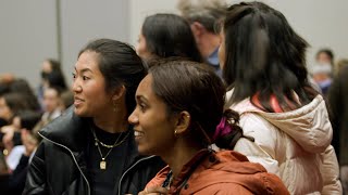 Stanford students react following Obama&#39;s speech on disinformation