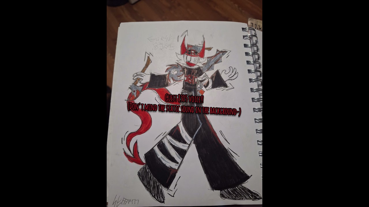 HE HAS A VOICE NOW AHH- 