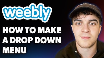 How to Make a Drop Down Menu on Weebly [2025 Full Guide]