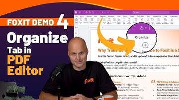 Demo 04 | Organize Tab | Arrange Pages, Add Watermarks and Bates Numbering