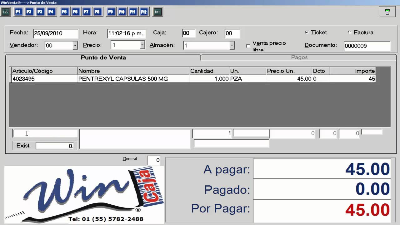 WinCaja® Venta de antibioticos HD - YouTube