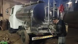 Tata 407 pickup road milk tanker 3200ltr full steelness tanker oder now.9837327896