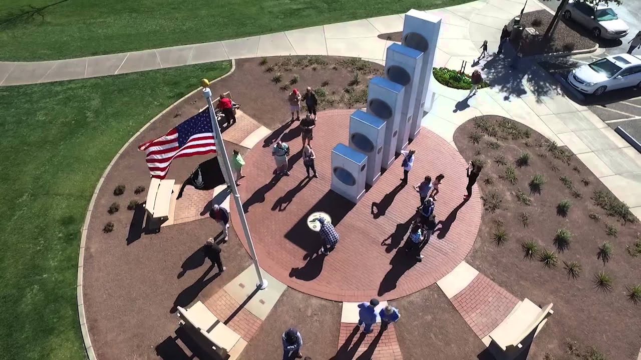 Anthem Veterans Memorial Aerial View of Solar Spotlight