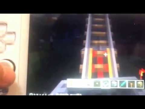 マインクラフト、ジェットコースターを作ってみたPart1