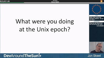 Jon Skeet - Dates, time zones and calendar systems - oh my!