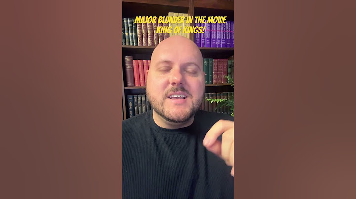 Major blunder on the movie King of Kings #shorts #church #bible