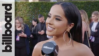 Becky G on Her Evolution Award Medley \& Performance With Myke Towers | Latin AMAs