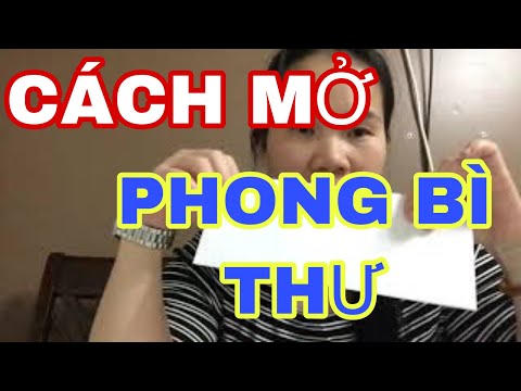 Video: Cách Mở Phong Bì