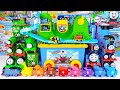 🌈🚂 Thomas &amp; Friends Toy Collection ASMR | Colorful Number Trains &amp; Bath Train Set Sound 🚊💙 #thomas
