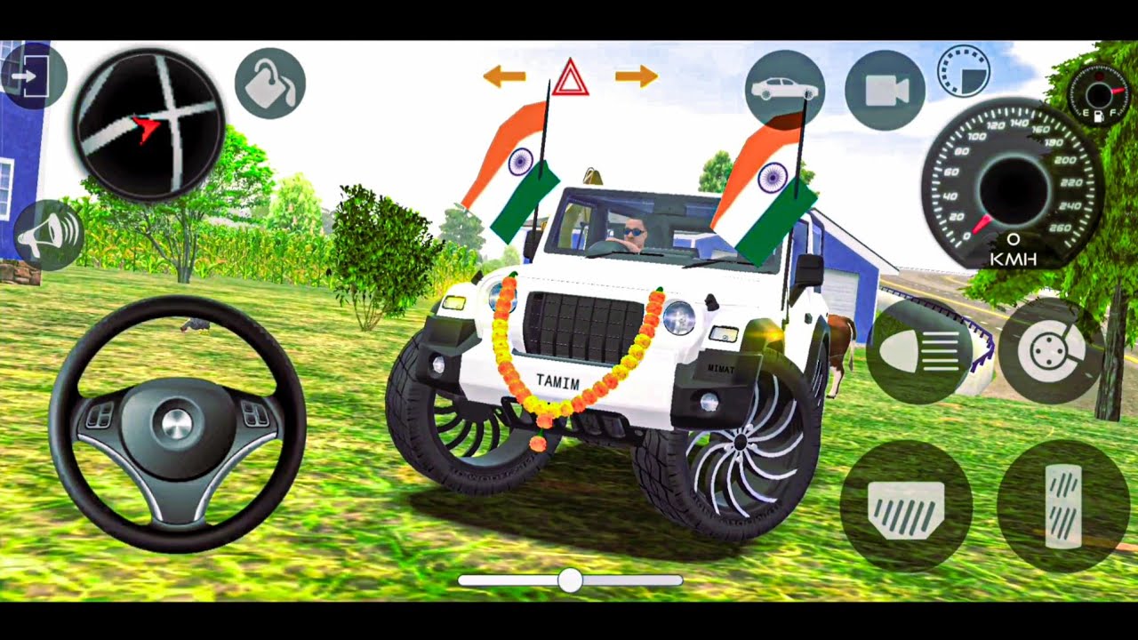 Modified Mahindra Thar😈Games:Indian Thar (Gadi Wala Games) Car Game Android Game - And roid Gameplay
