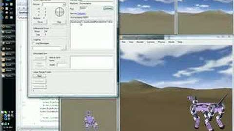 MRDS Quadruped Simulation