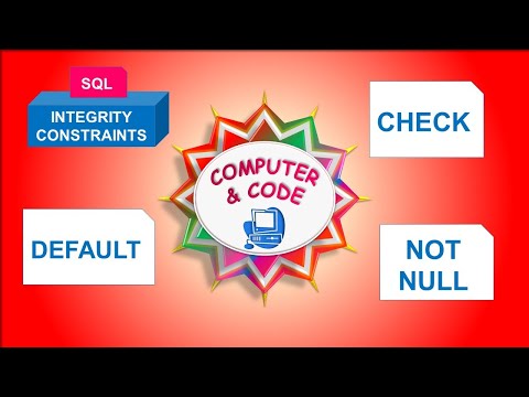 Check | default | not null | Integrity constraints