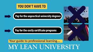 My Lean University Intro