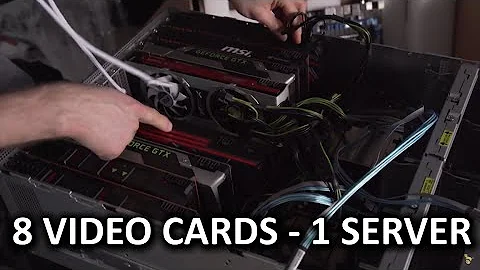 $4,000 Server Chassis Holds 8 DUAL SLOT VIDEO CARDS! - HOLY $H!T
