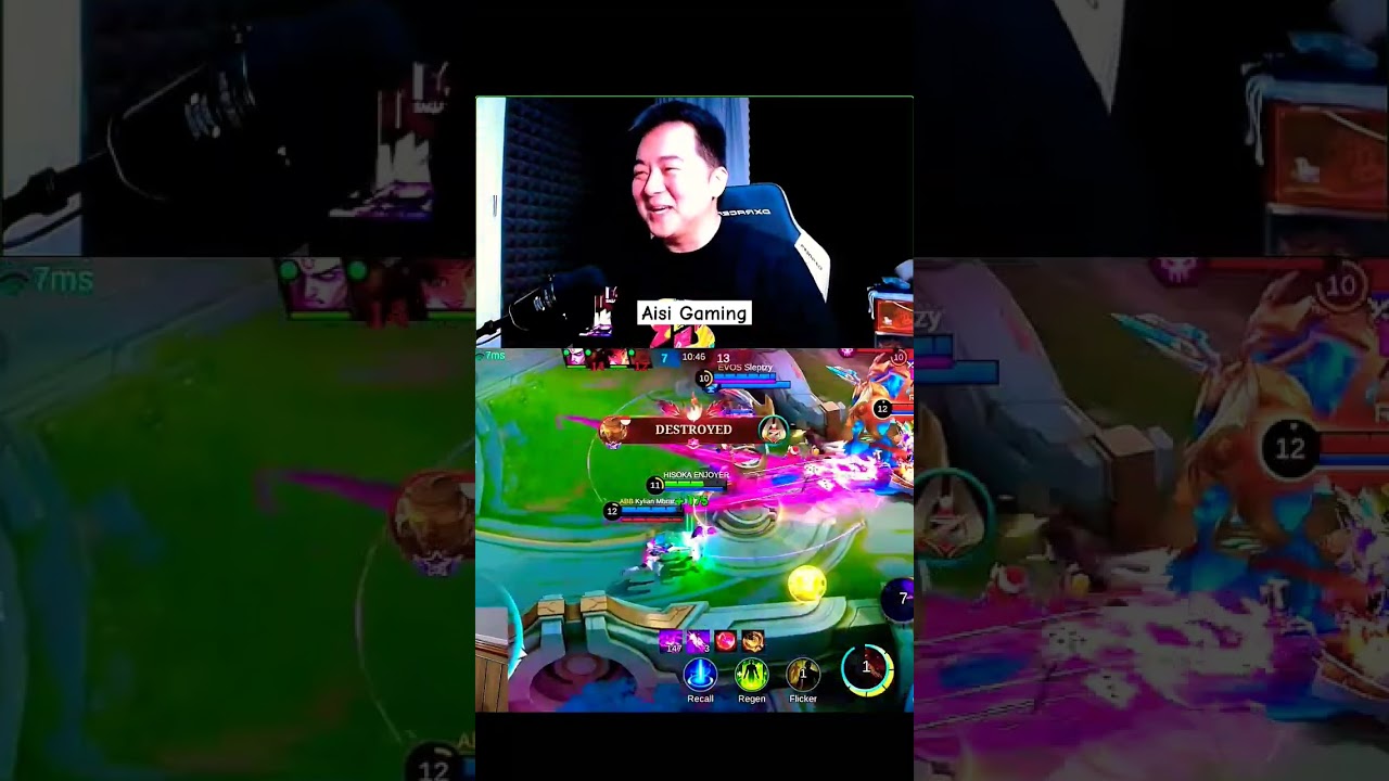 REAKSI PAK AP LIAT LEMON JOIN EVOS INDIA