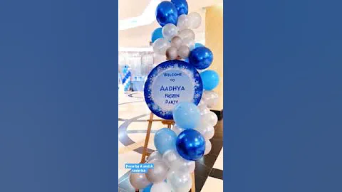 Frozen  Elsa decoration 🥳 #elsa #party #fypシ  #utube  #decoration #ofwlife #indian #5thbirthday