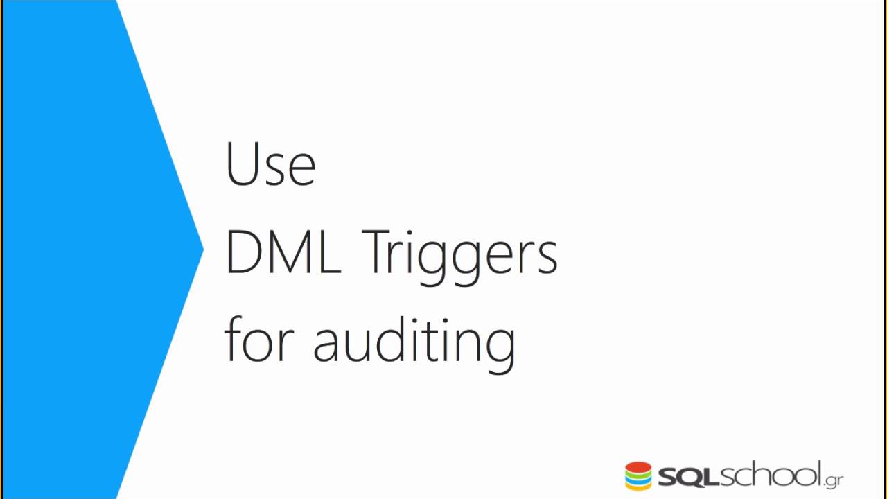 Auditing Data Access in SQL Server - YouTube