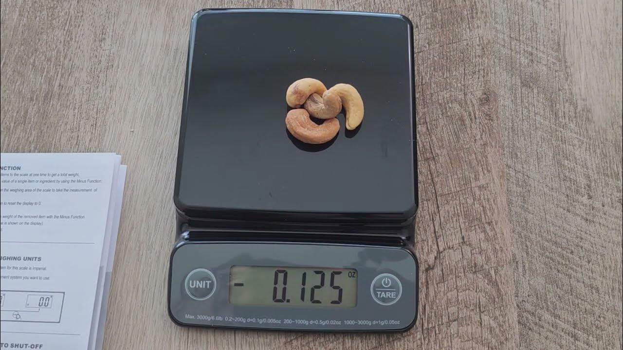Digital Kitchen Scale Small Round Weighing Platform Digital Food
