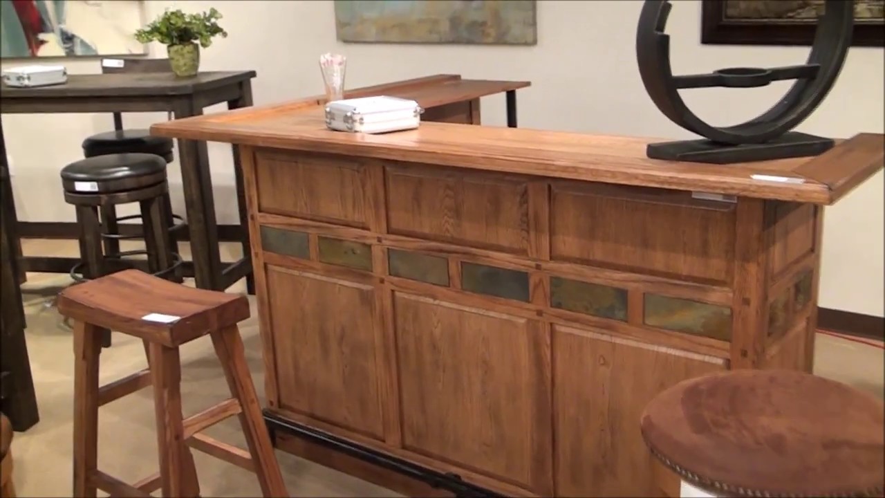 Sedona Rustic Oak Bar With Return By Sunny Designs You Sedona Rustic Oak Bar With Return By Sunny Designs