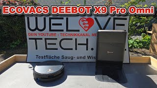ECOVACS DEEBOT X9 PRO Omni im Test: 16.600 Pa, Wischwalze &amp; OMNI-Station – lohnt sich das Upgrade?