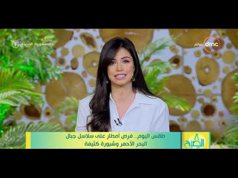 8 الصبح طقس اليوم فرص أمطار على سلاسل جبال البحر الأحمر وشبورة كثيفة