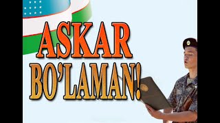 "Askar bo'laman" | "Я буду солдатом" #karaoke