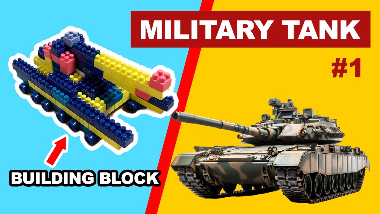 Satisfying Tank Build | Relaxing Building Blocks ASMR