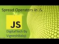 Spread Operators in Javascript