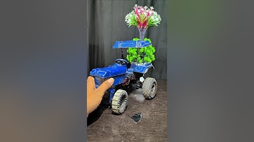 Making a normal tractor to Rc tractor #experiment #rctractor #electrical #shorts