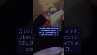 “Bonne nuit”… ou à tout à l’heure ? 😫