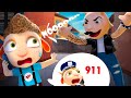 Nursery Rhymes &amp; Kids Songs👮‍♂️😲😱 Call 911 If You&#39;re Being Followed by Strangers