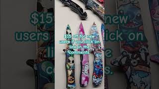 Disney, hello kitty, fantasy knives for sale #disney #knives
