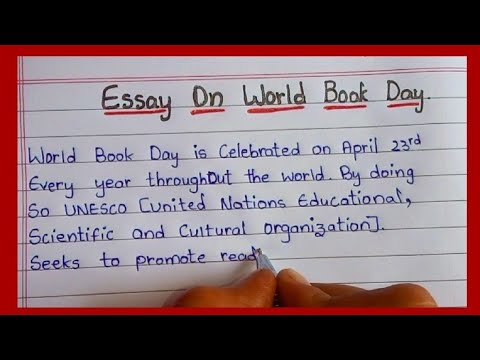 essay on world book day