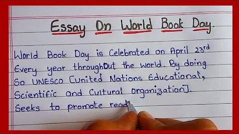 Essay On World Book Day (23 April) || Powerlift Essay Writing ||Write a Essay On World Book Day - DayDayNews