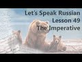 The Imperative Mood - Let&#39;s Speak Russian - Lesson 49 | Intermediate Russian