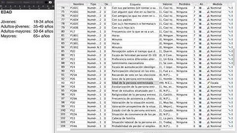Recodificar la variable edad en SPSS: de numérica a categórica