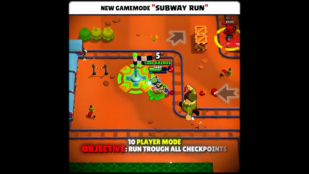 Finally *NEW GAME MODE* brawlstars x subway surfers collab |