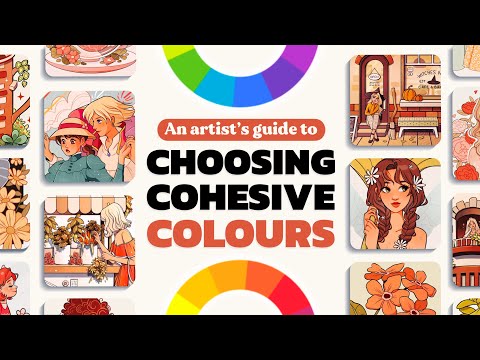 How To Choose Cohesive Colours For Your Artwork | Colour Theory Colour Palette Tips