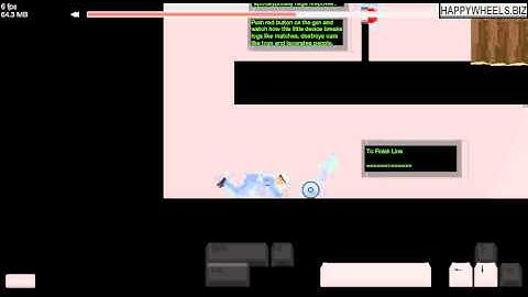 Level Micro Laser Gun Test - Happy Wheels Game - Level Walkthrough