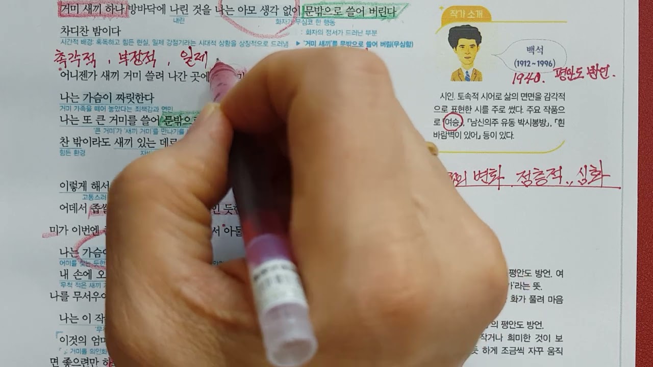 월봉고국어 공통국어1 미래엔자습서 p60 수라