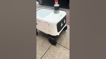 I’ve got some questions about these #AVRide #UberEats Autonomous Delivery Robots.