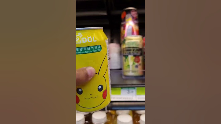 Pikachu Soda