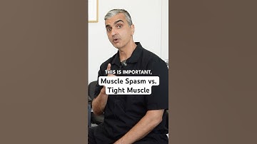 What to do for a muscle spasm versus a tight muscle?#shorts