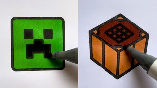 Relaxing Minecraft Colouring 💎